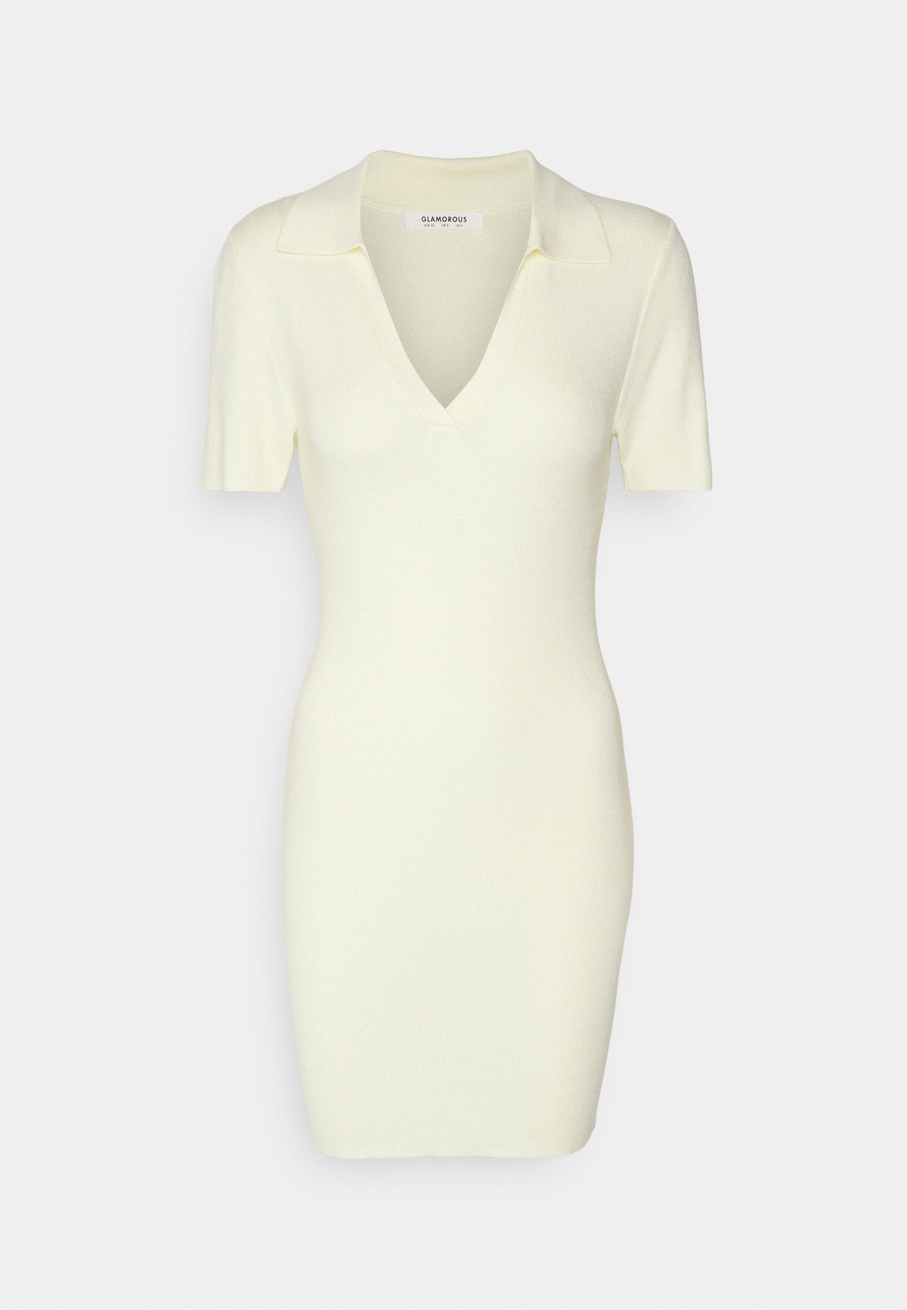 Glamorous MARL MINI DRESS WITH V-NECK COLLAR