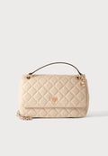 Guess JULIET CONVERTIBLE XBODY FLAP - Cross body bag - off-white