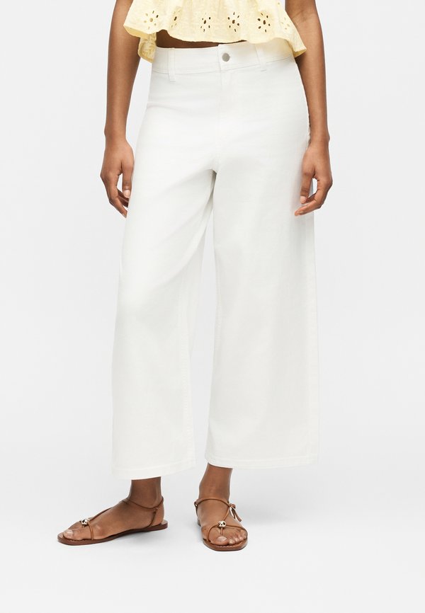 Vero Moda VMLARONE CROPPED - Wide Leg - bright white