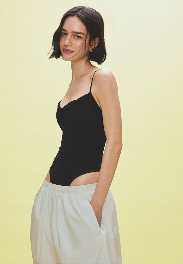 Bershka BODYSUIT - Top - black