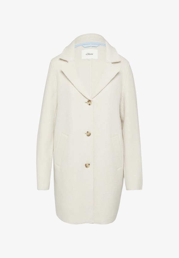 s.Oliver Classic coat - wollweiß