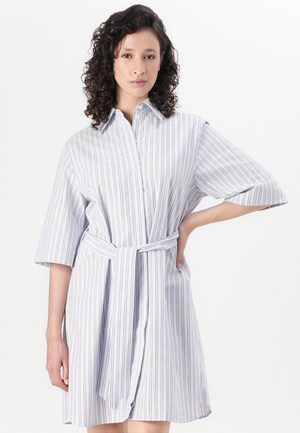 Selected SLFELLEN STRIPED BOXY SHIRT DRESS