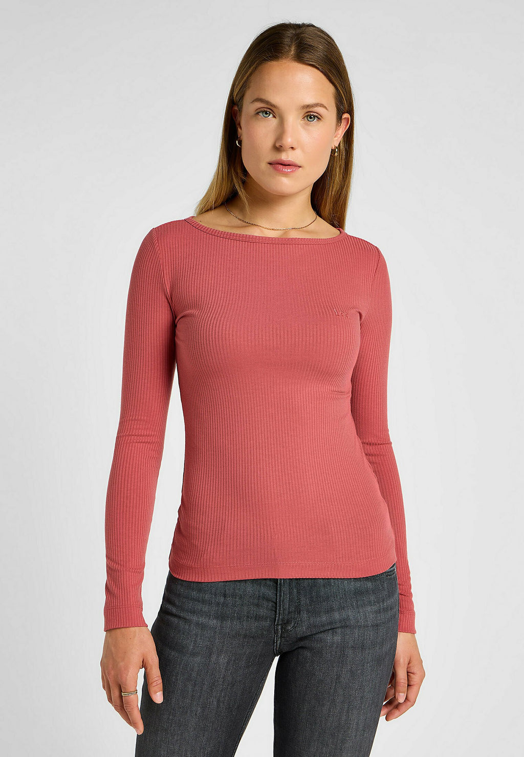 Lee LS BOAT NECK TEE