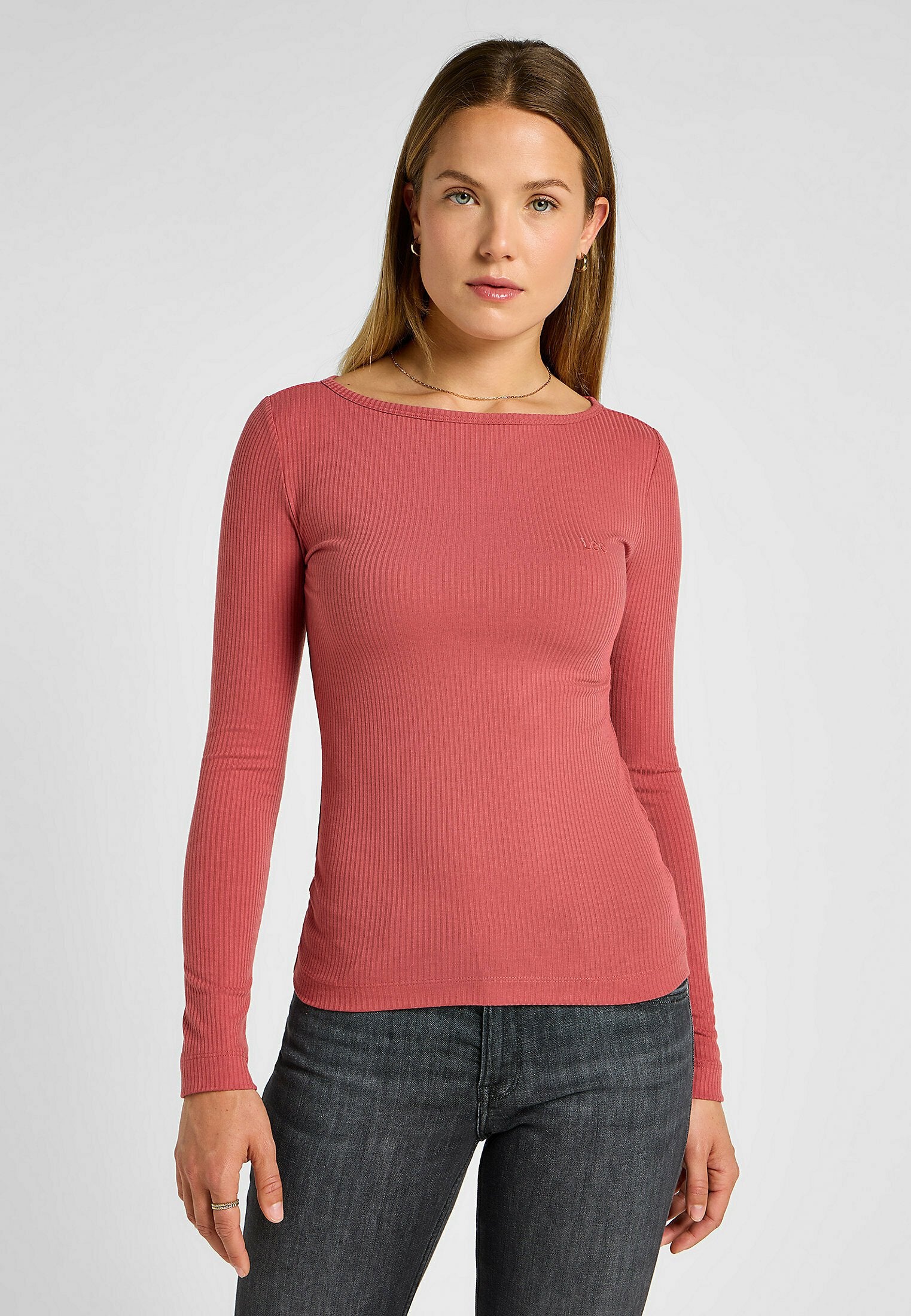Lee LS BOAT NECK TEE