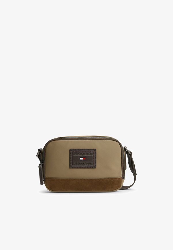 Tommy Hilfiger TOMMY HILFIGER HERITAGE COLOUR-BLOCKED CROSSBODY CAMERA BAG - Cross body bag - classic stone