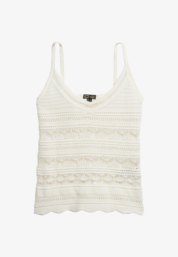 Superdry & Co Top - desert bone off white