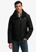 Superdry & Co HOODED MOUNTAIN WINDBREAKER  - Light jacket - black