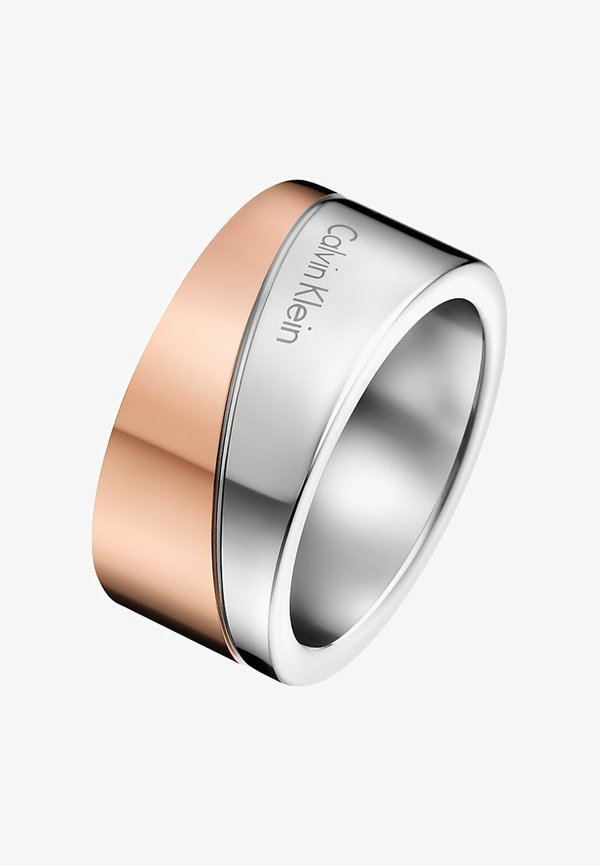 Calvin Klein HOOK - Ring - silver-coloured/rosegold-coloured