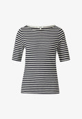 s.Oliver Print T-shirt - navy
