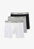 Calvin Klein 3 PACK - Boxer briefs - black w  silver haze wb silver