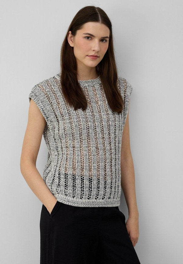 s.Oliver Basic T-shirt - ecru