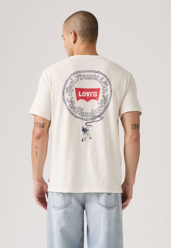 Levi's® RELAXED FIT TEE - Print T-shirt - white