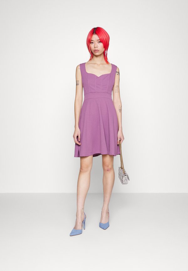 WAL G. MISSY HEART SKATER DRESS