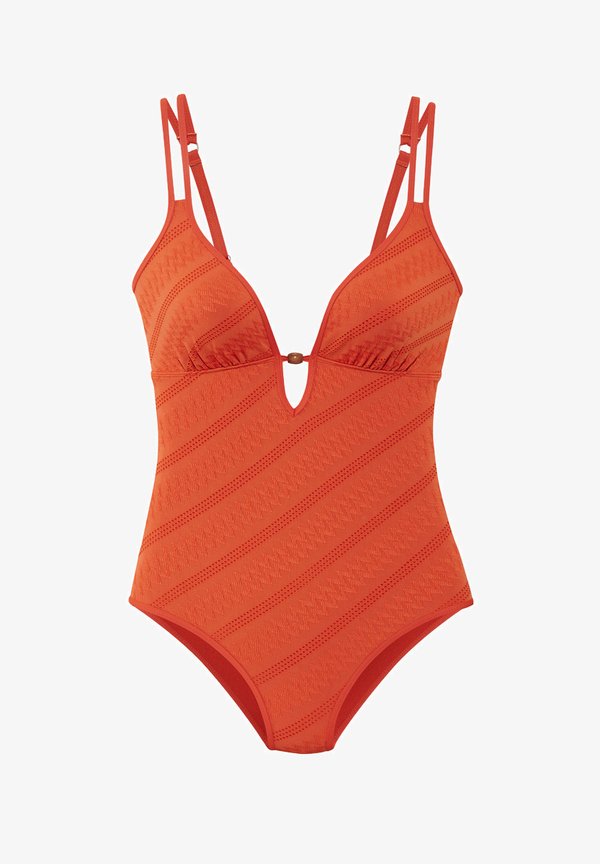 s.Oliver S.OLIVER BADEANZUG - Swimsuit - orange