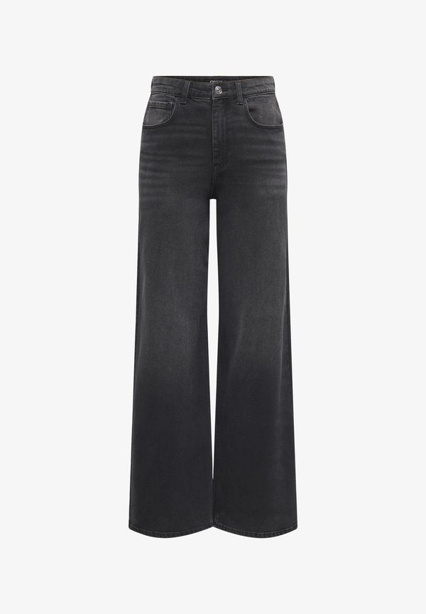 ONLY Wide-fit ONLHOPE High waist Wide Leg Fit - Wide Leg - washed black