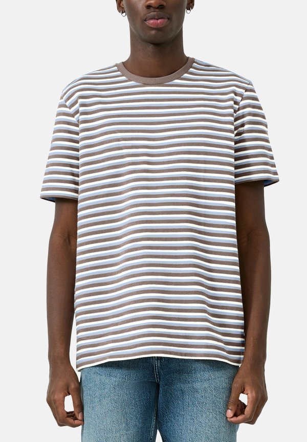 s.Oliver Print T-shirt - blau/mehrfarbig