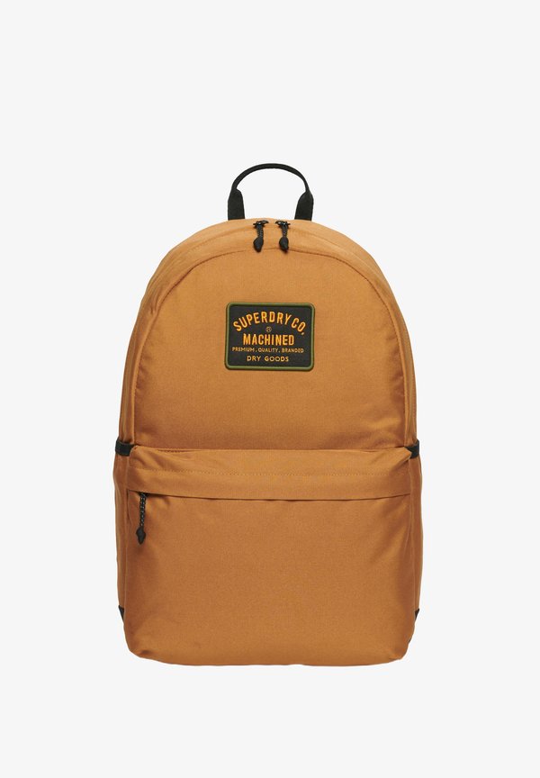 Superdry & Co PATCHED MONTANA - Rucksack - denim co tobacco brown