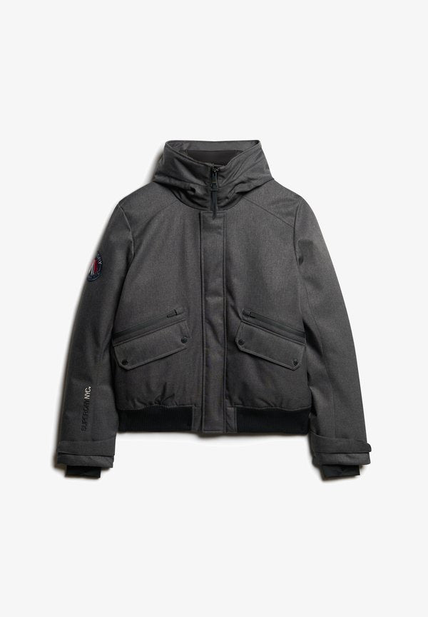 Superdry & Co CITY PADDED - Light jacket - grey herringbone