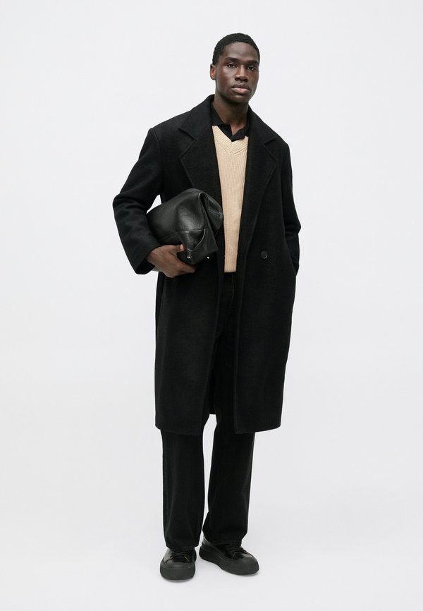 Essential Collective DOUBLE BREASTED COAT WITH BELT