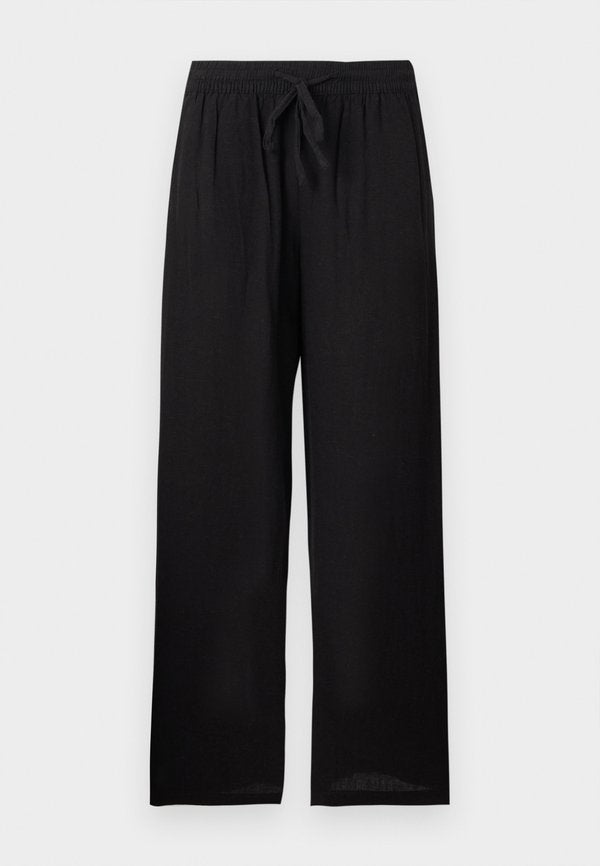 Vero Moda Petite VMLINN PANTS - Trousers - black