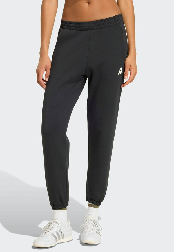 adidas Sportswear ADIDAS SPORTSWEAR STADIUM SMALL LOGO PANT - Tracksuit bottoms - black