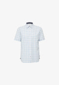 s.Oliver CHECKERED SHORT-SLEEVED   - Shirt - weiß