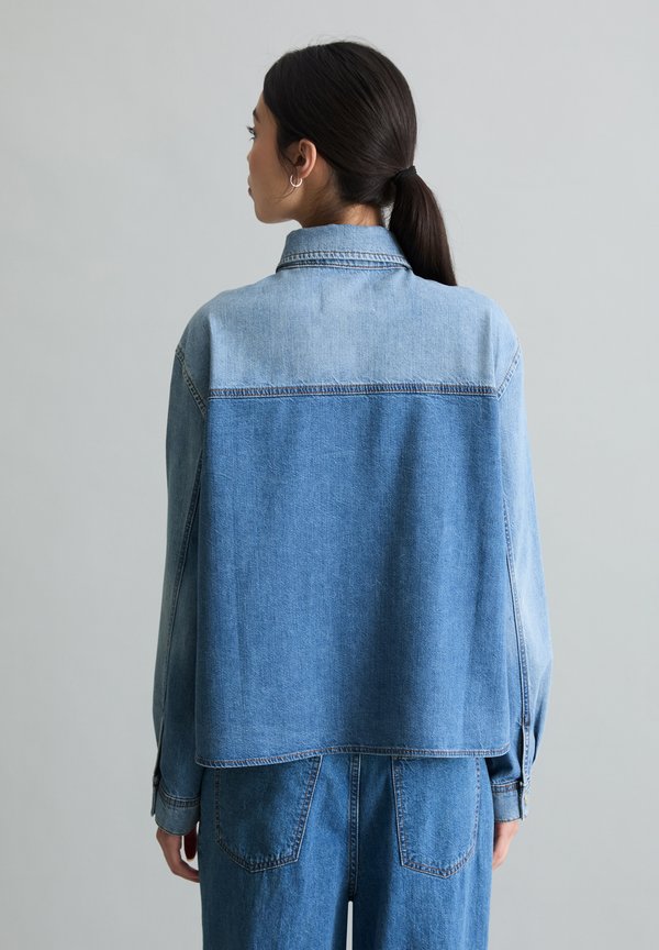 Marc O'Polo DENIM PINEAPPLE FIBRE, DENIM BLOUSES LONGSLEEVE, PATCHWORK