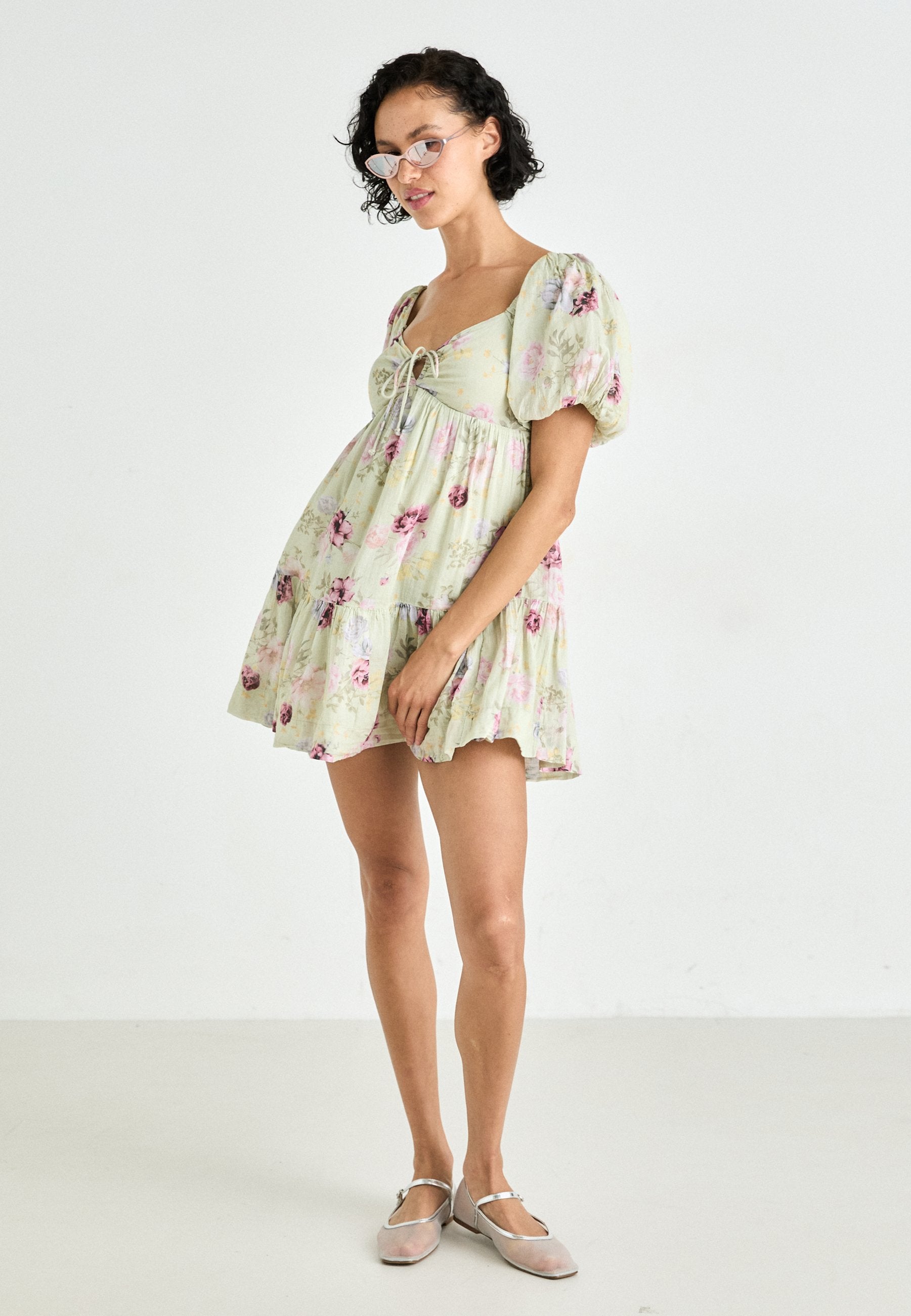 Gina Tricot PUFF SLEEVE DRESS