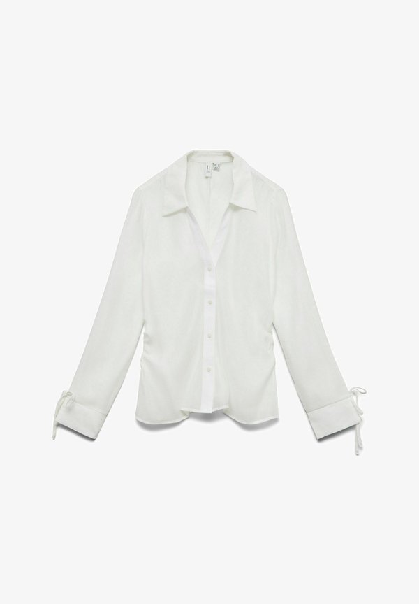 Vero Moda SHIRT VMLOGALAN SHIRT - Button-down blouse - snow white