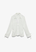 Vero Moda SHIRT VMLOGALAN SHIRT - Button-down blouse - snow white