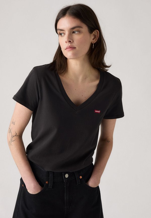 Levi's® PERFECT TEES 2 PACK - Basic T-shirt - white/caviar