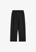 Bershka WIDE SKATER - Tracksuit bottoms - black