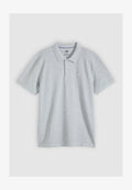 Levi's® LEVIS ORIGINAL POLO TEDDY STRIPE DRESS B - Polo shirt - mid tone grey heather - grey