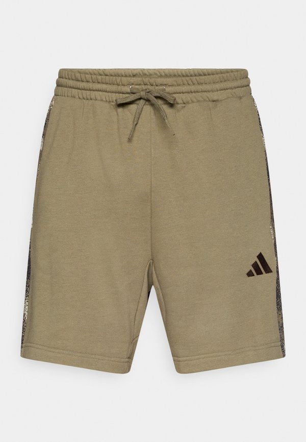 adidas Sportswear CAMO - Sports shorts - olive strata/multicolor