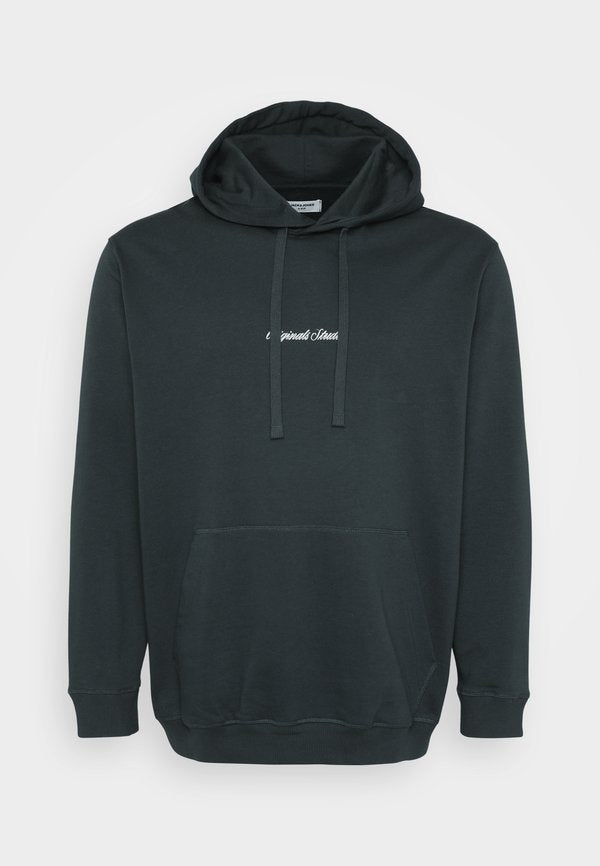 Jack & Jones JORNORREBRO EMB SWEAT HOOD PLS - Hoodie - forest river