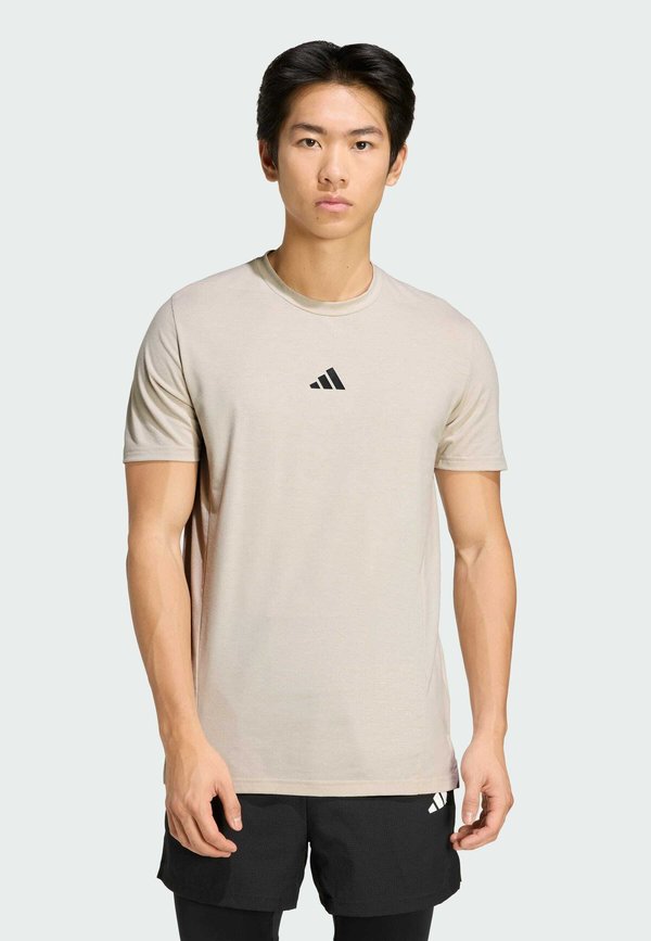 adidas Performance D4T WORKOUT - Sports T-shirt - beige