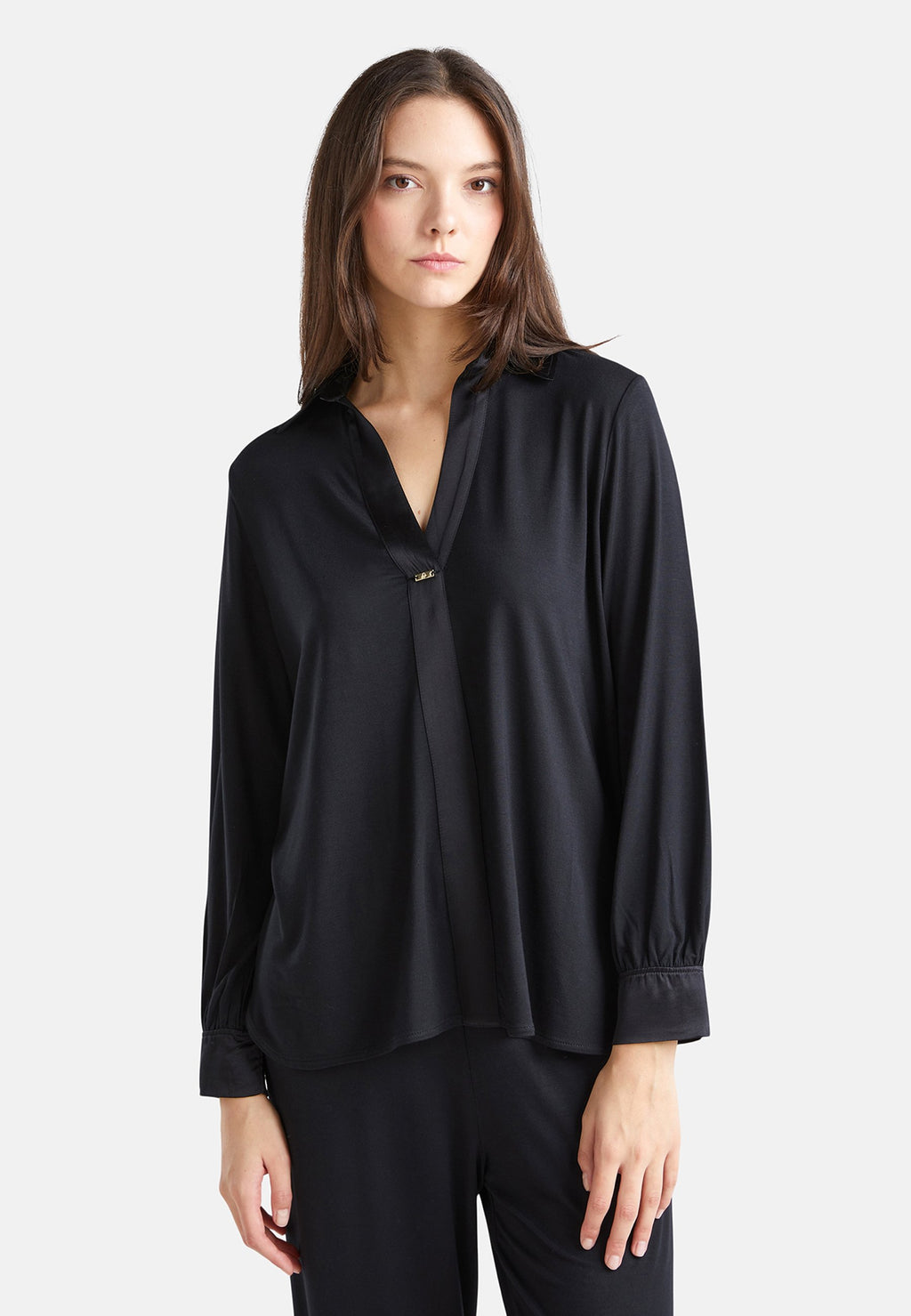 United Colors of Benetton STYLE WITH CUFFS COLLAR AND FRONT OPENING IN STRETCH