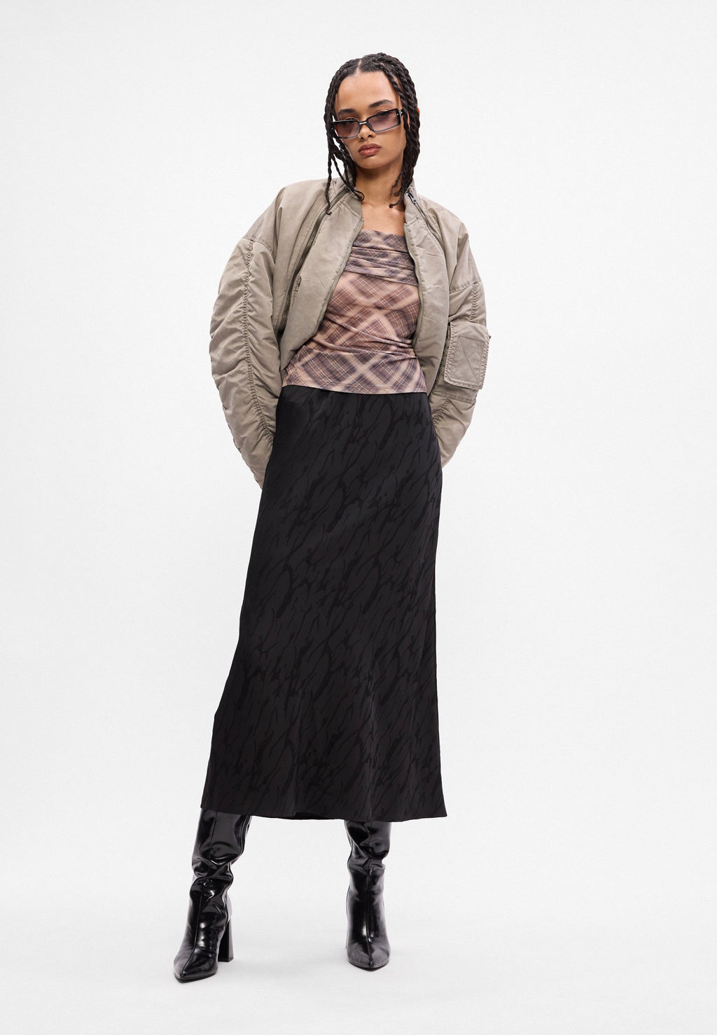 Gina Tricot STRUCTURED SKIRT