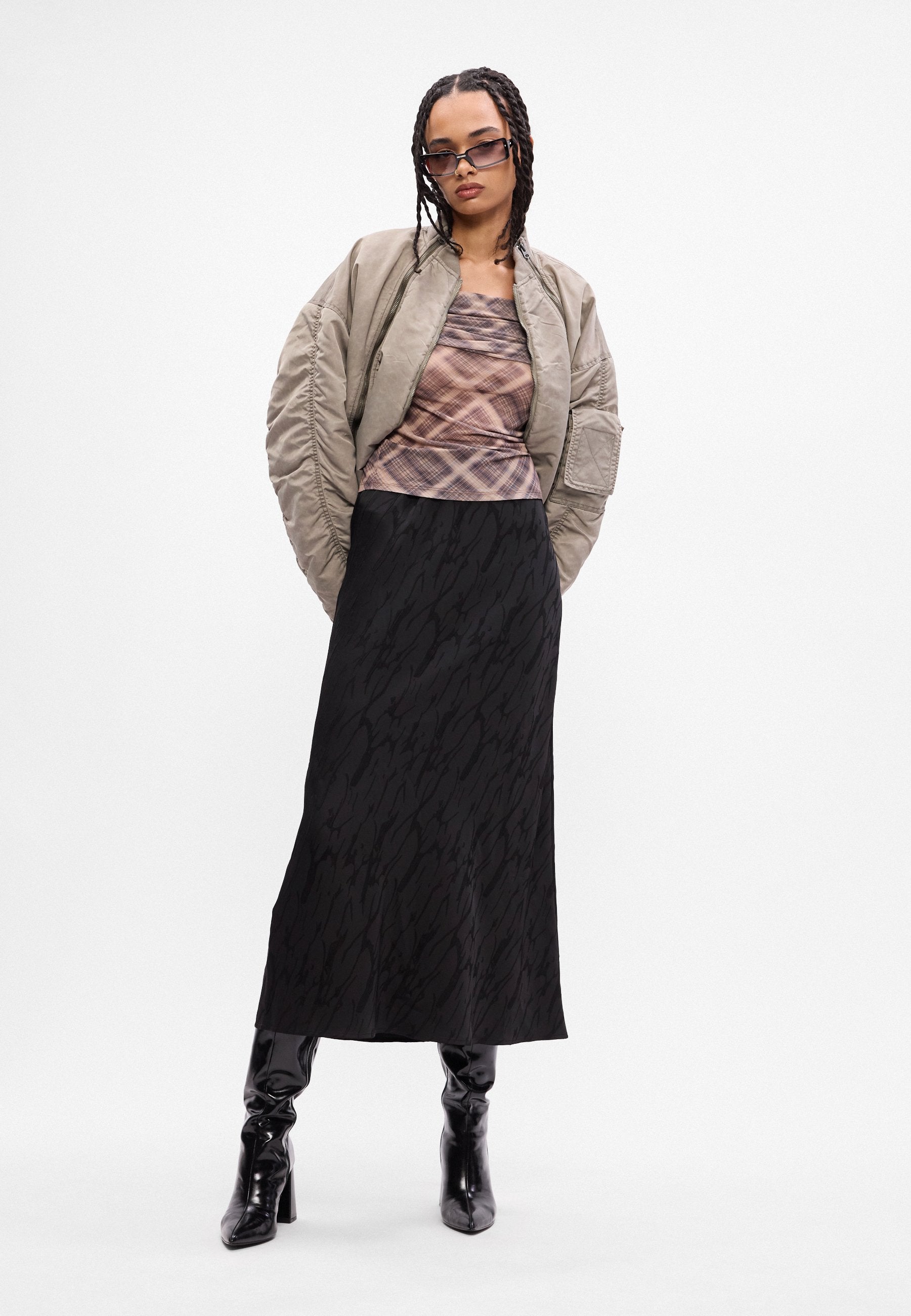 Gina Tricot STRUCTURED SKIRT