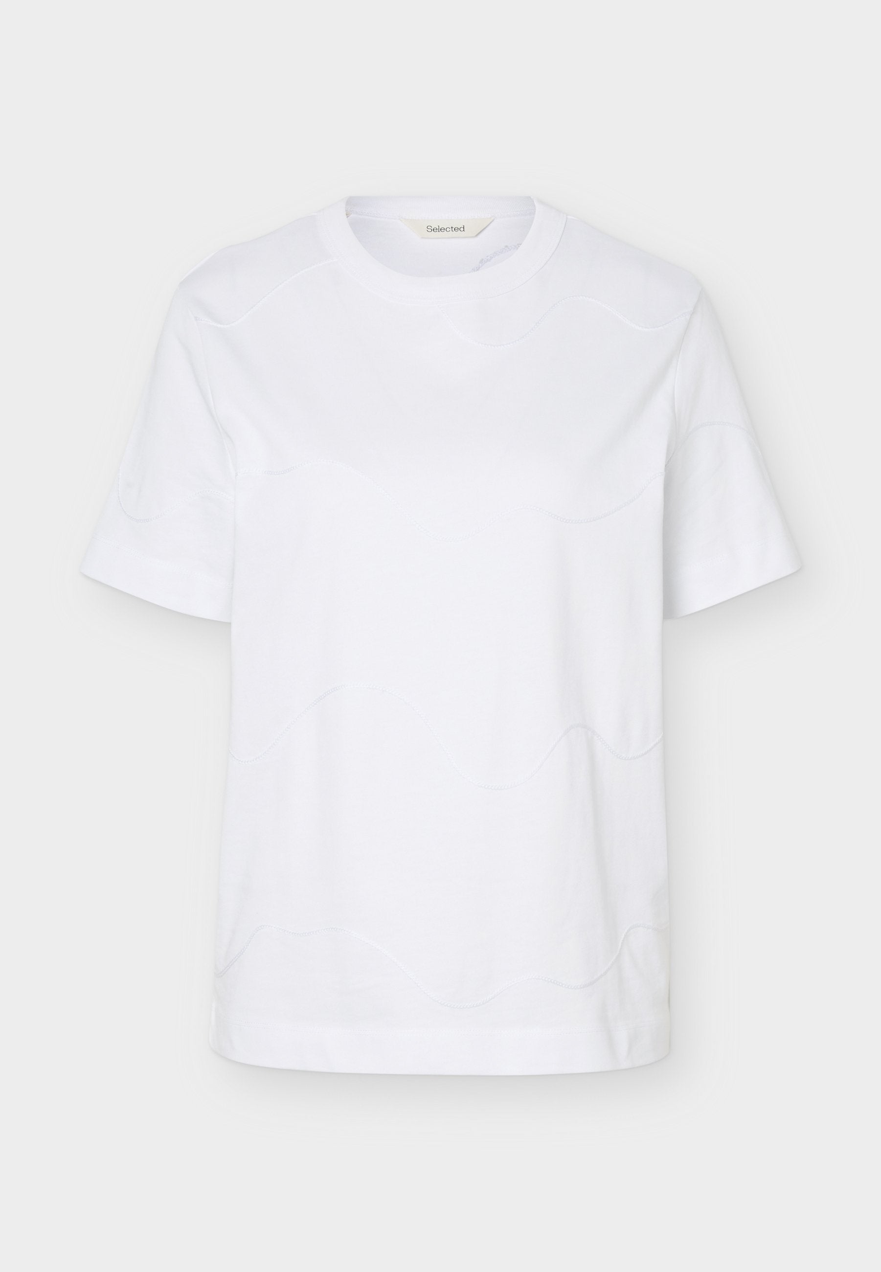 Selected SLFMILA EMBROIDERY TEE