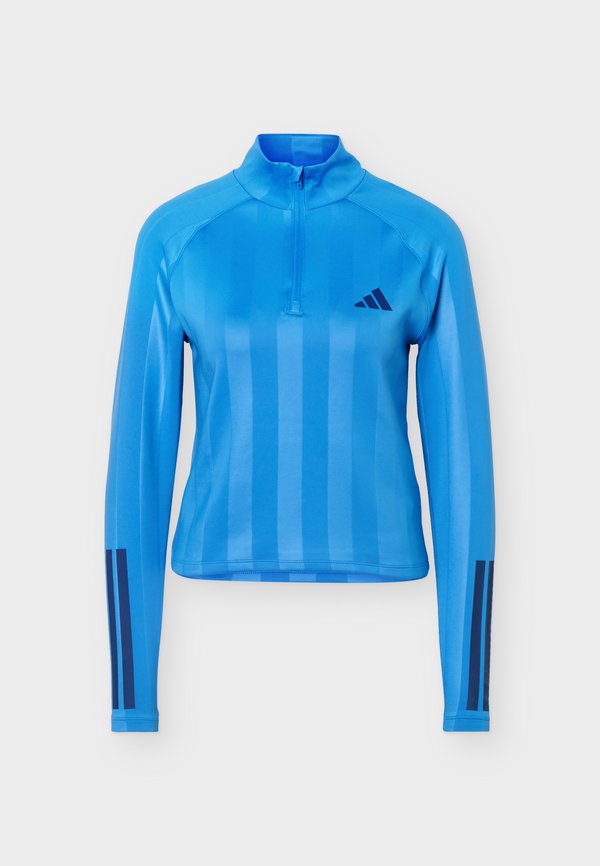adidas Performance HYPERGLAM 3-STRIPES EMBOSS 1/4 ZIP COVER UP