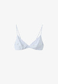 Mango ADULT - Triangle bra - light blue