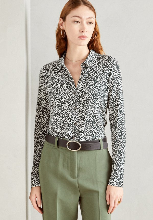 Marc O'Polo BLOUSE LONG SLEEVE COLLAR BUTTON PLACKET