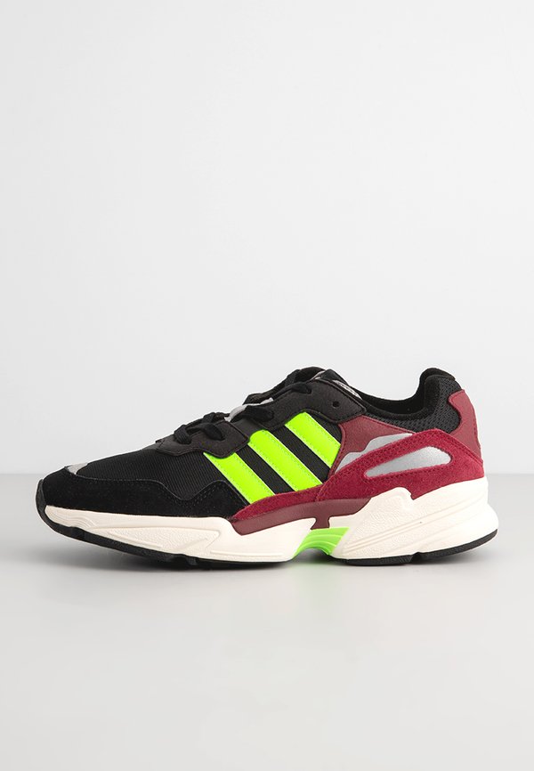 adidas Originals YUNG-96 - Trainers - core black/solar green/collegiate burgundy