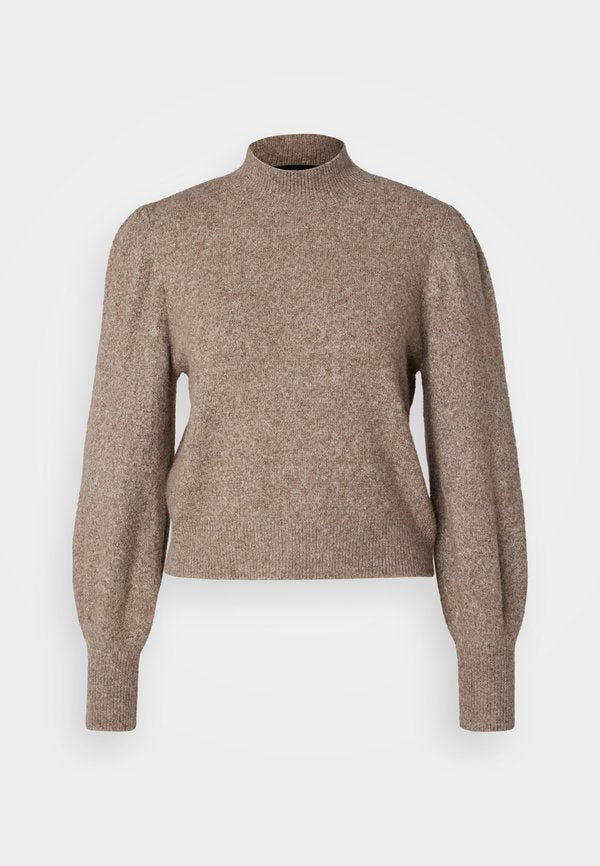 Vero Moda Petite VMDOFFY - Jumper - brown lentil melange