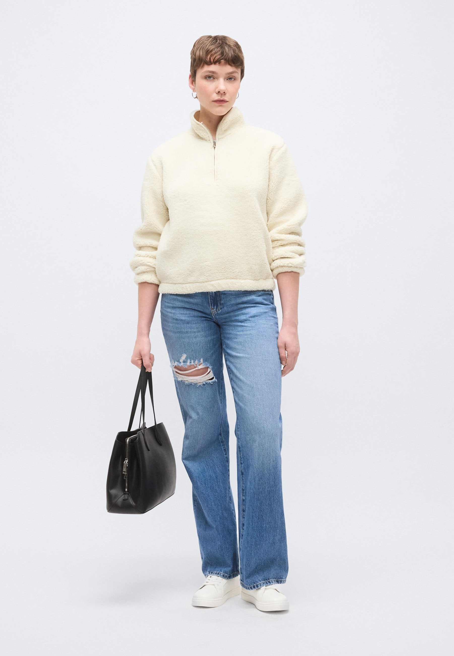 ONLNEW DALLAS HIGHNECK ZIP Media 2