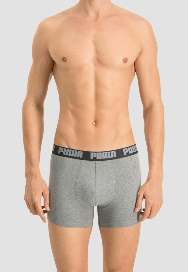Puma 8ER PACK  - Trunks -  dark grey mel/ black
