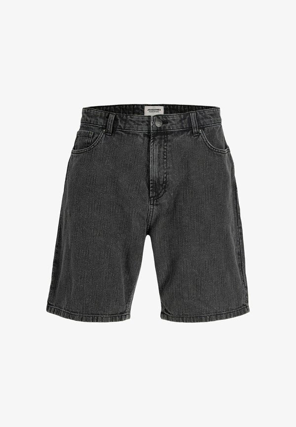 Jack & Jones Relaxed fit Loose - Denim shorts - black