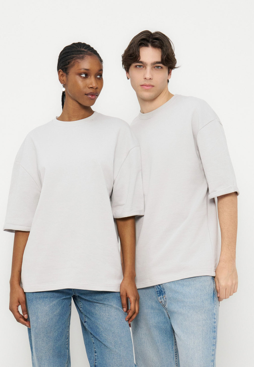 YOURTURN HEAVYWEIGHT OVERSIZED FIT TURN UP TERRY