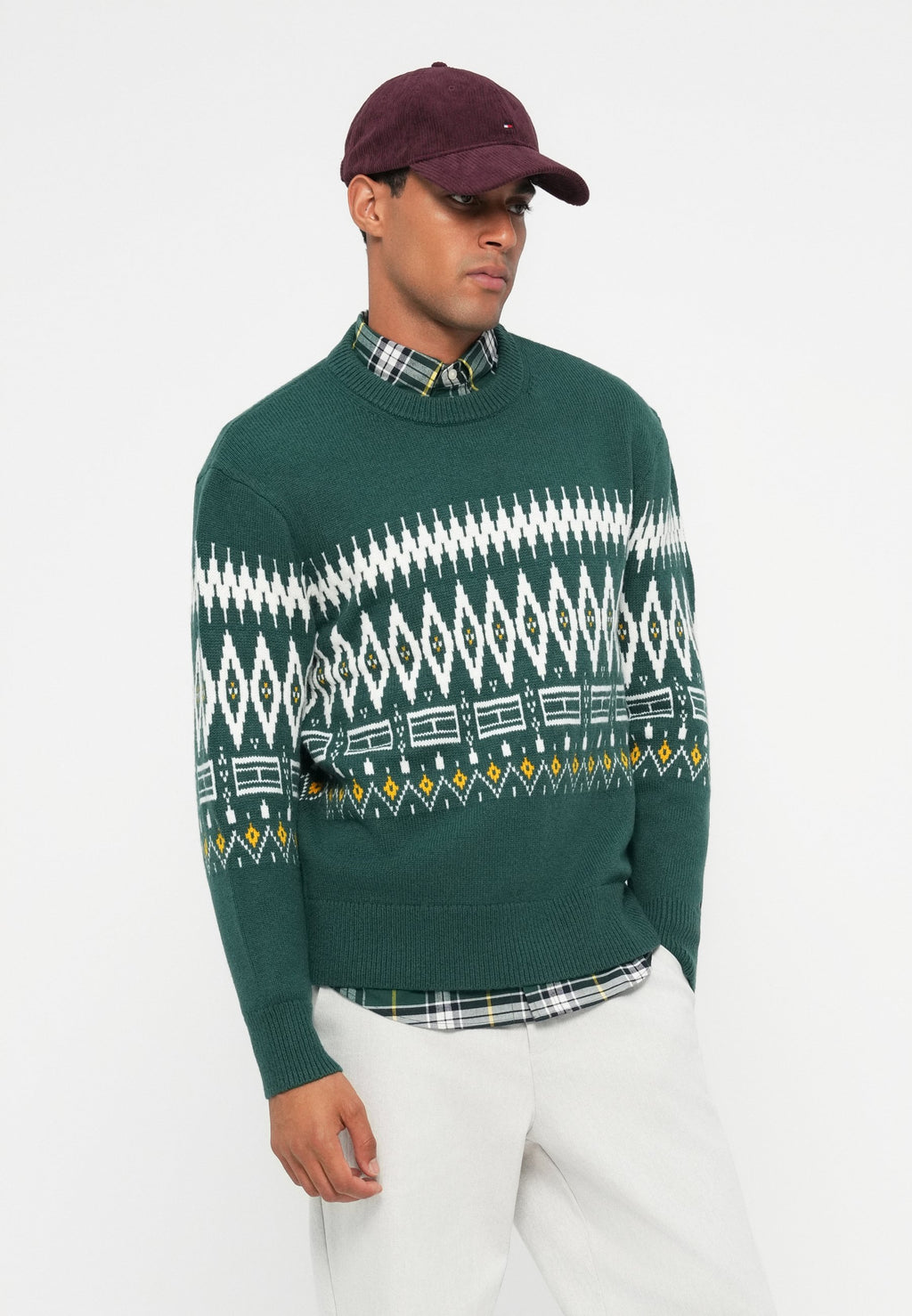 PLACED FAIRISLE BLEND CREW UNISEX Media 5